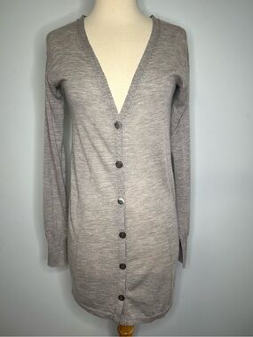 Dear Cashmere Lightweight Knit V Neck Buttoned 100% Cashmere Cardigan Size M